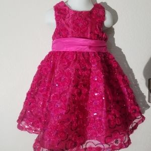 Girls Beautiful Pink Dress